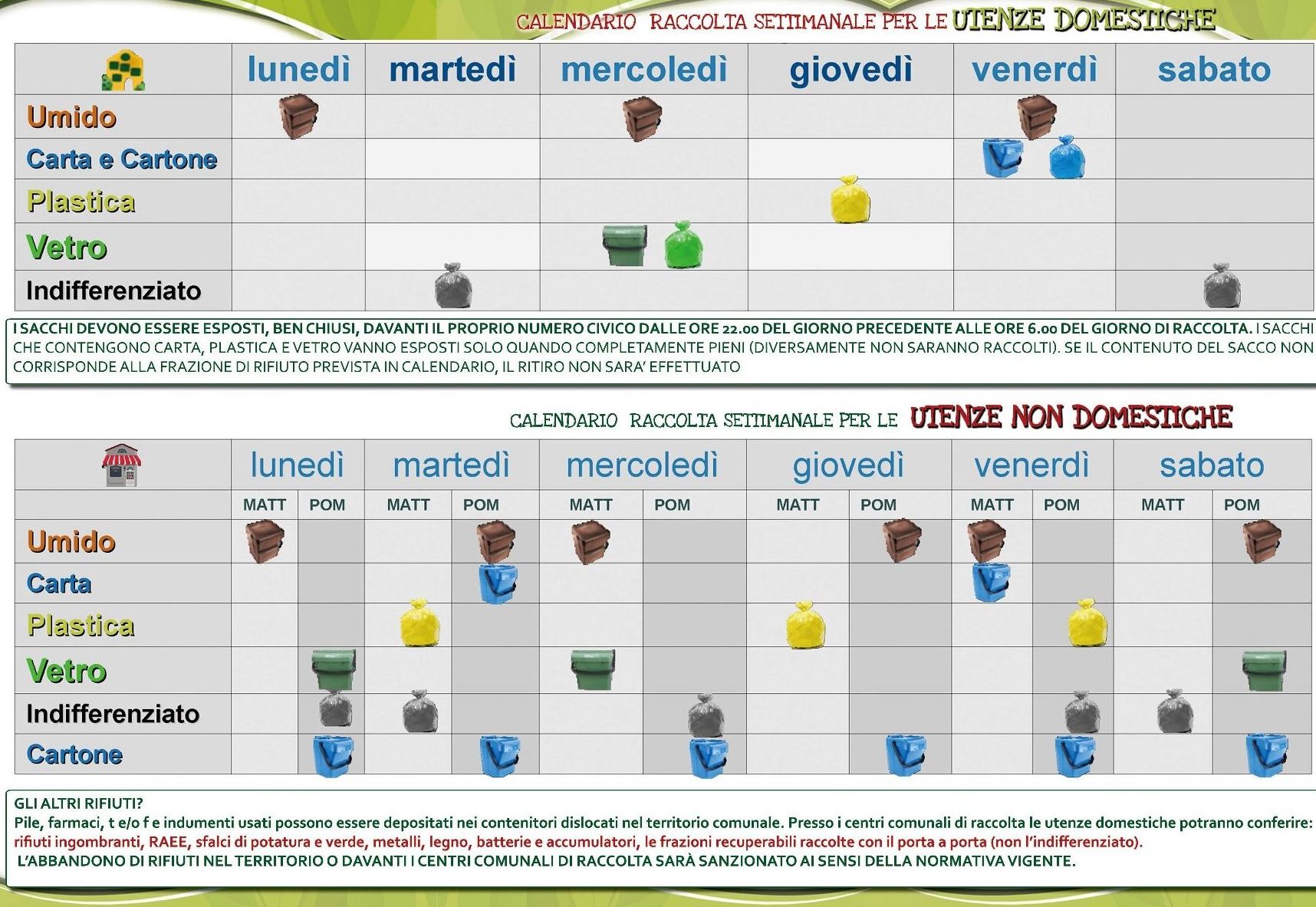aprica bergamo calendario raccolta differenziata 2025
